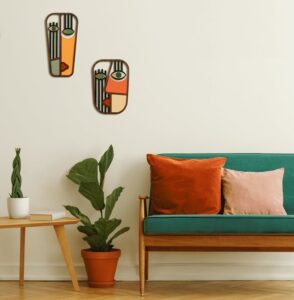 Set of 2 Picasso-Style Masks