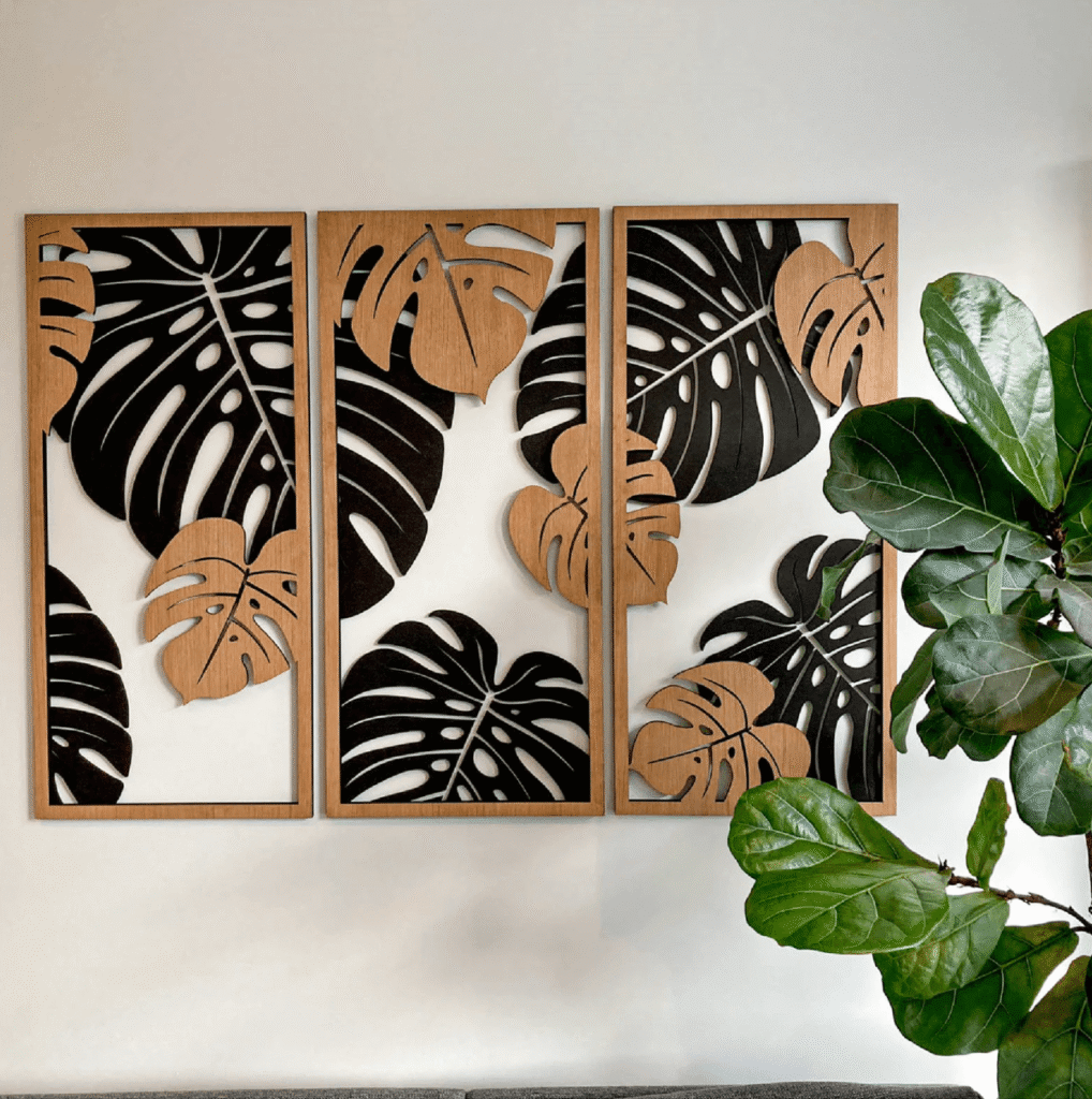 Monstera Leaf Wall Art