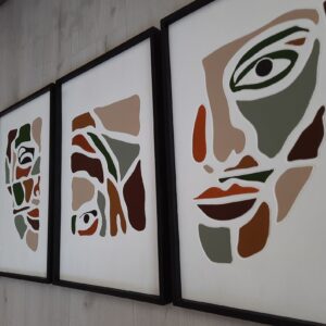 Wooden Persona Wall Art