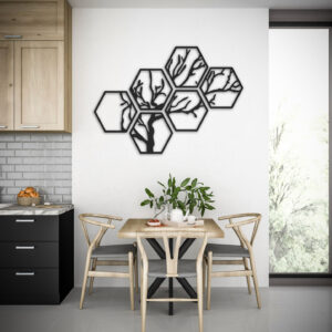 6-Piece Tree Wooden Wall Art