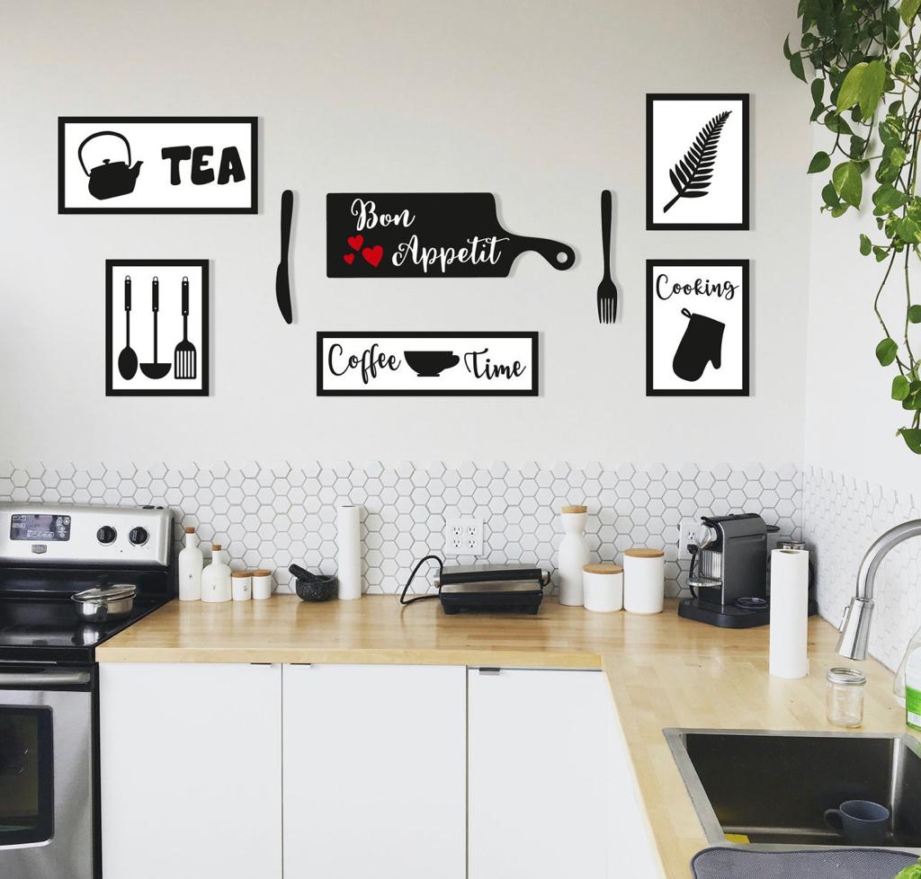 Kitchen Utensils Wall Art