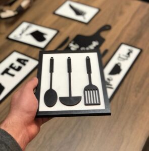 Kitchen Utensils Wall Art