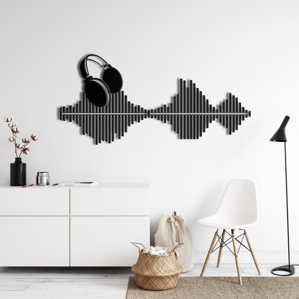 Rhythm of the Music Wooden Wall Art
