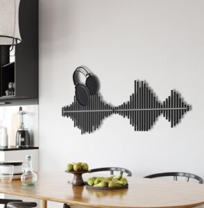 Rhythm of the Music Wooden Wall Art