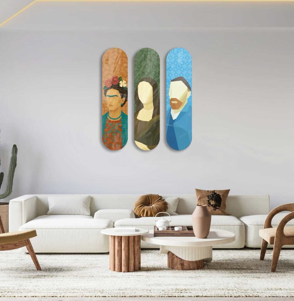 Modern Wooden Portrait Wall Art