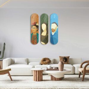 Modern Wooden Portrait Wall Art