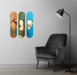 Modern Wooden Portrait Wall Art